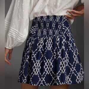NWT Anthropologie Rimbaud Tie-Waist Mini Skirt.